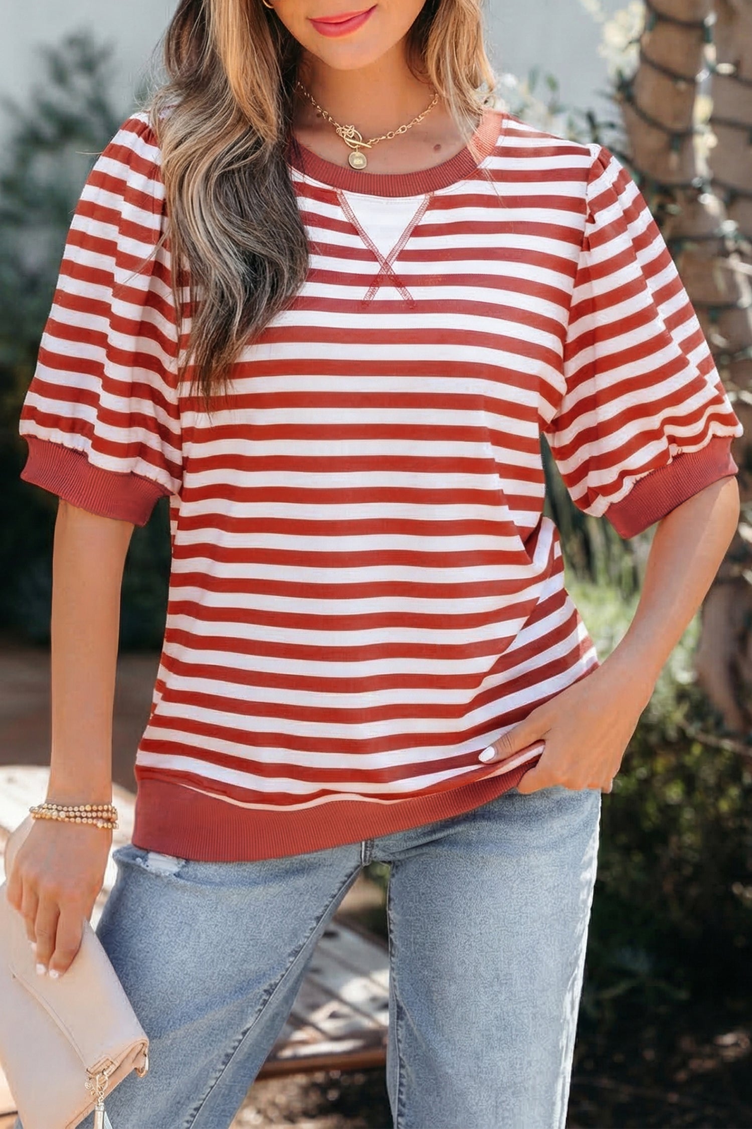 Marceline Bubble Sleeve T Shirt