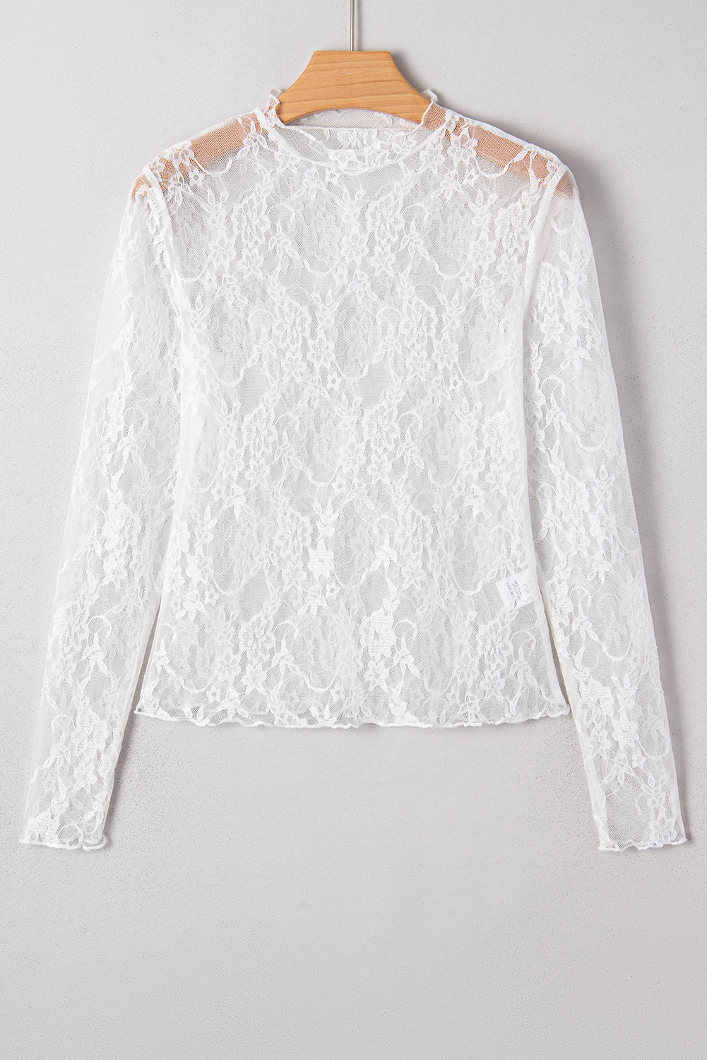 Brittany Mock Slim Fit Long Sleeve Top
