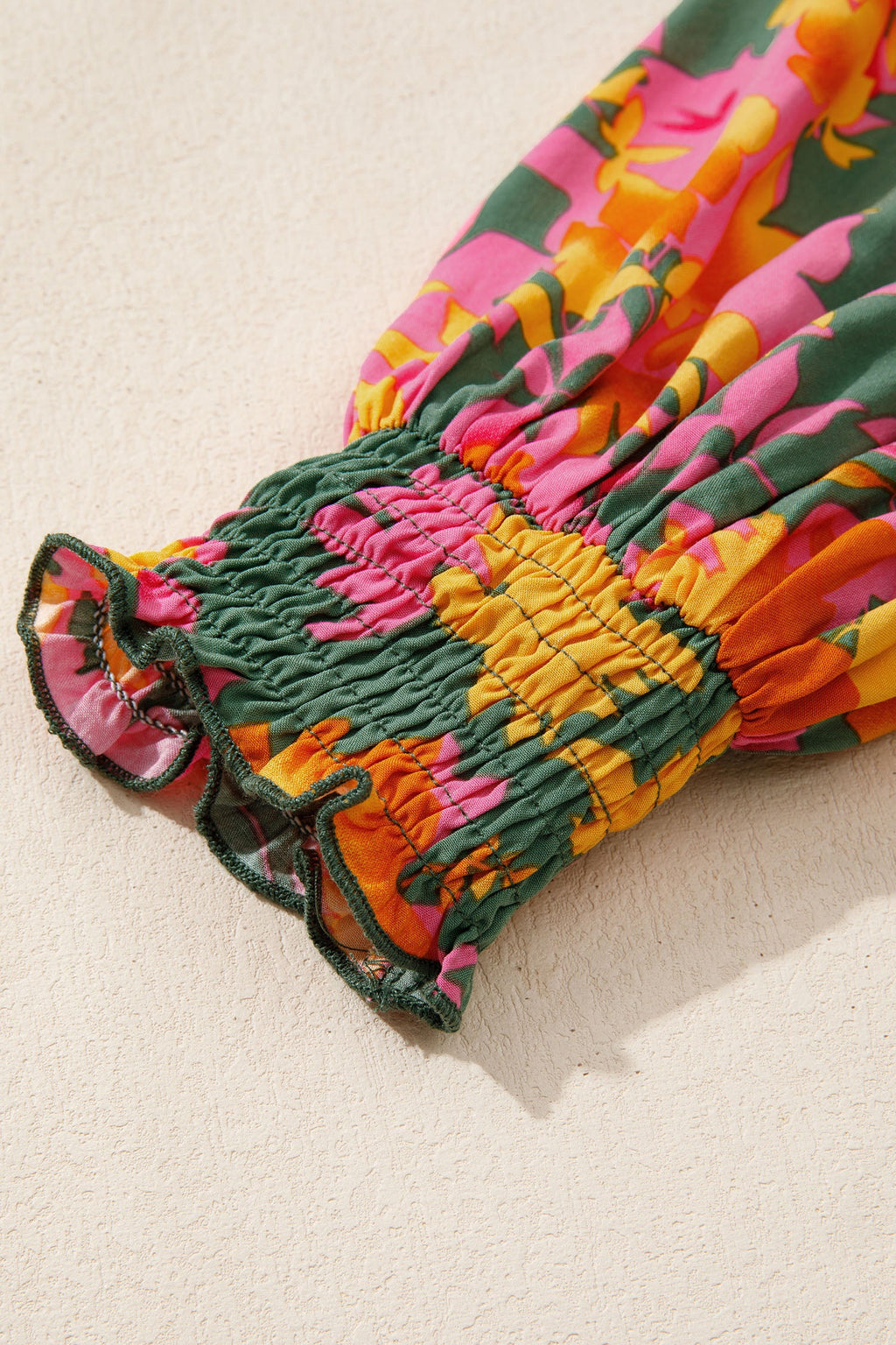 Anna Smocked Ruffled Mini Dress