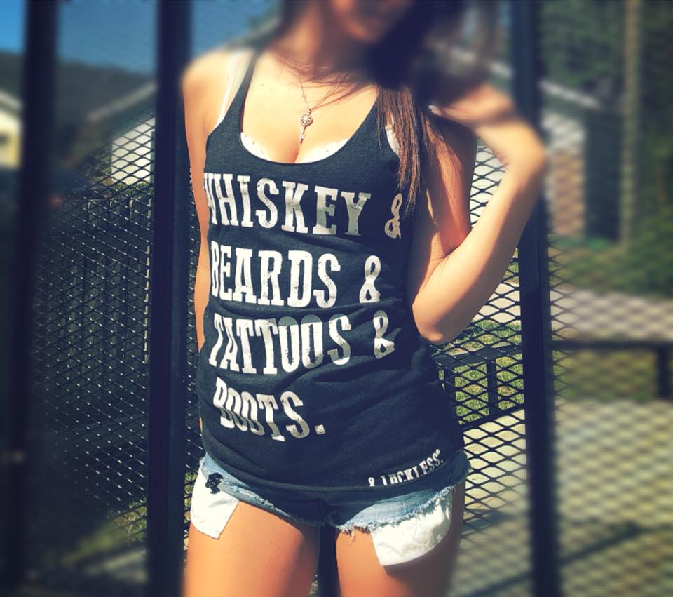 Whiskey And Beards Tank Top