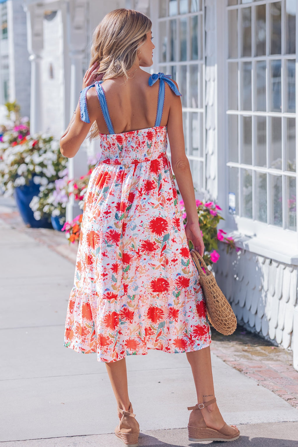 Dahlia Straps High Waist Dress