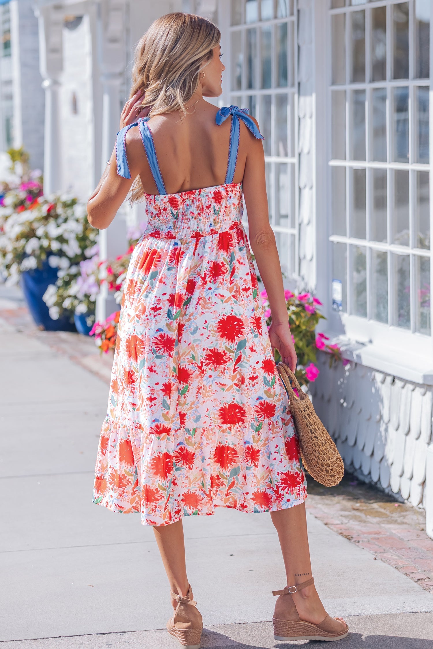 Dahlia Straps High Waist Dress