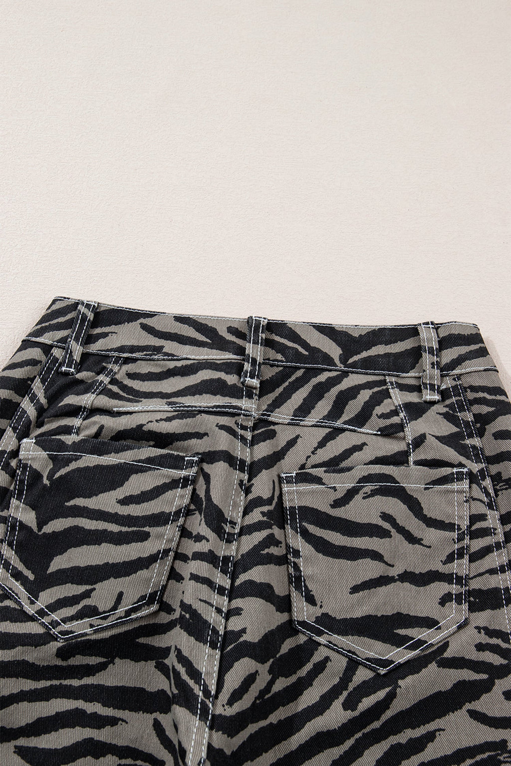 Hunter Printed Wide Leg Jeans