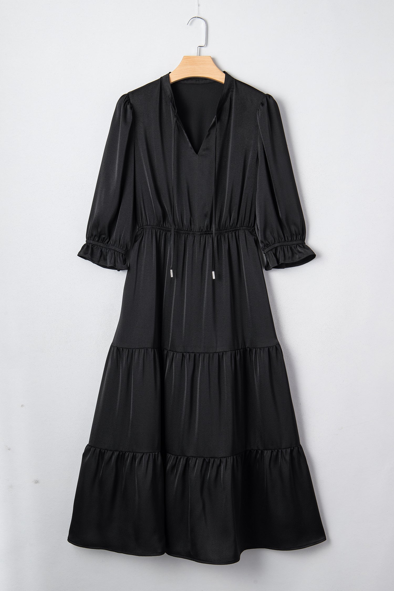 Natasha Sleeve Tiered Maxi Dress
