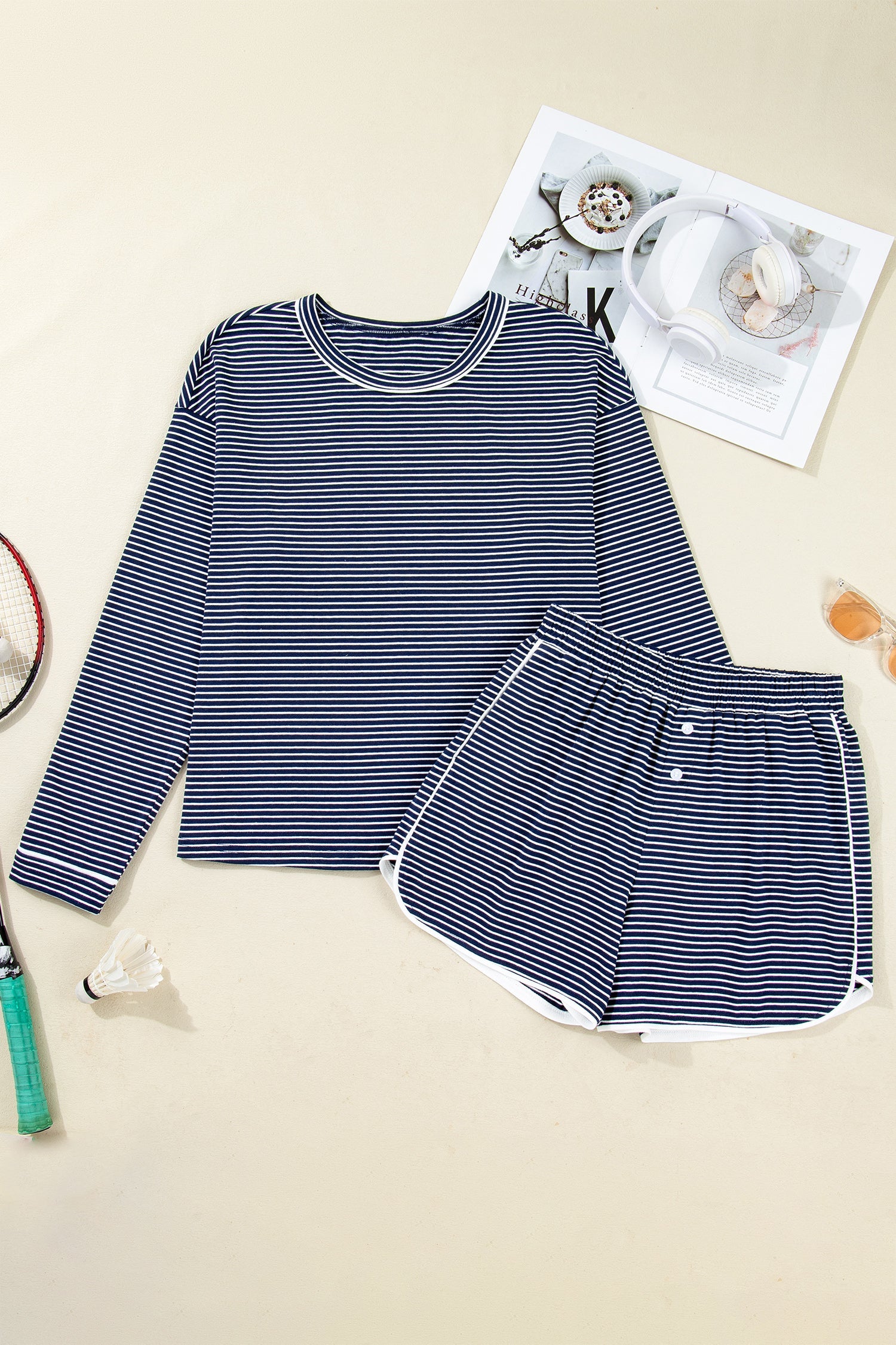 Georgia Lounge Set Long Sleeve Top