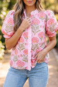 Melanie Trim Puff Sleeve Shirt