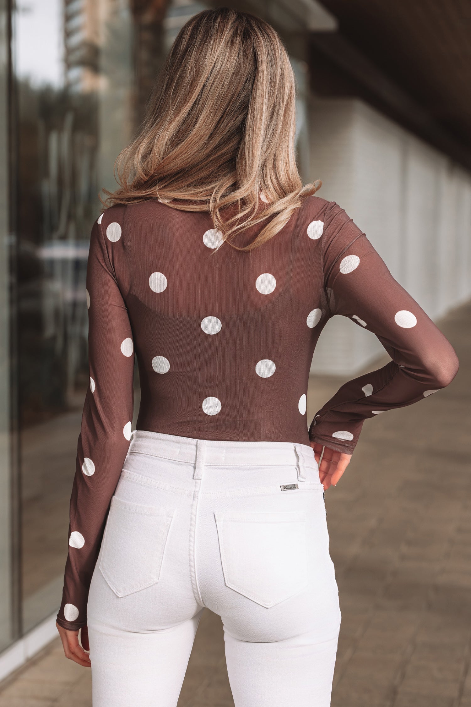 Eliana Mesh Long Sleeve Bodysuit
