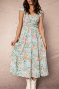 Alejandra Tiered Floral Maxi Dress