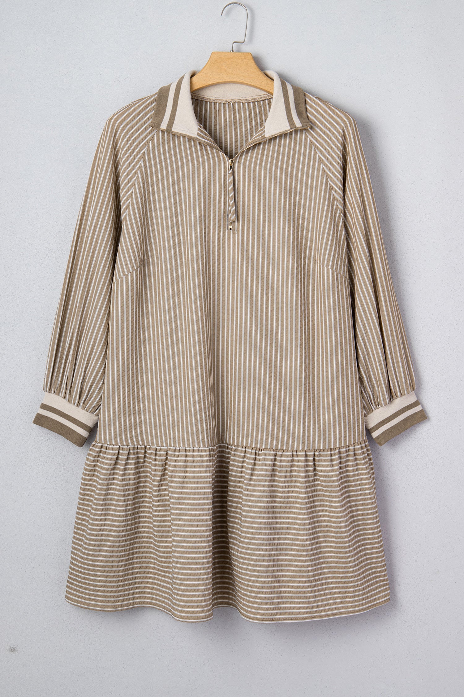 Noor Sleeve Ruffled Mini PLUS Dress