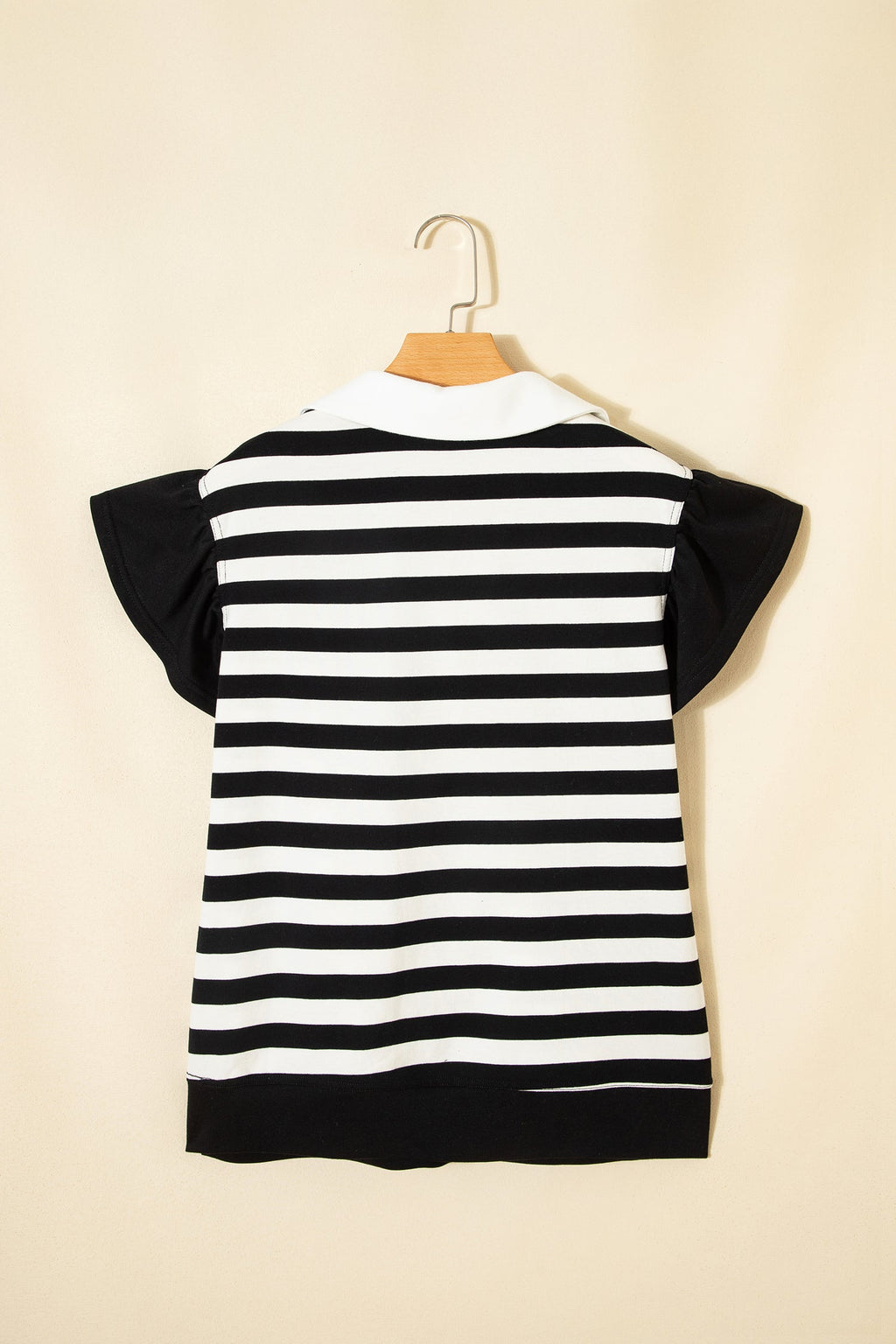 Lilith Ruffled Short Sleeve Blouse