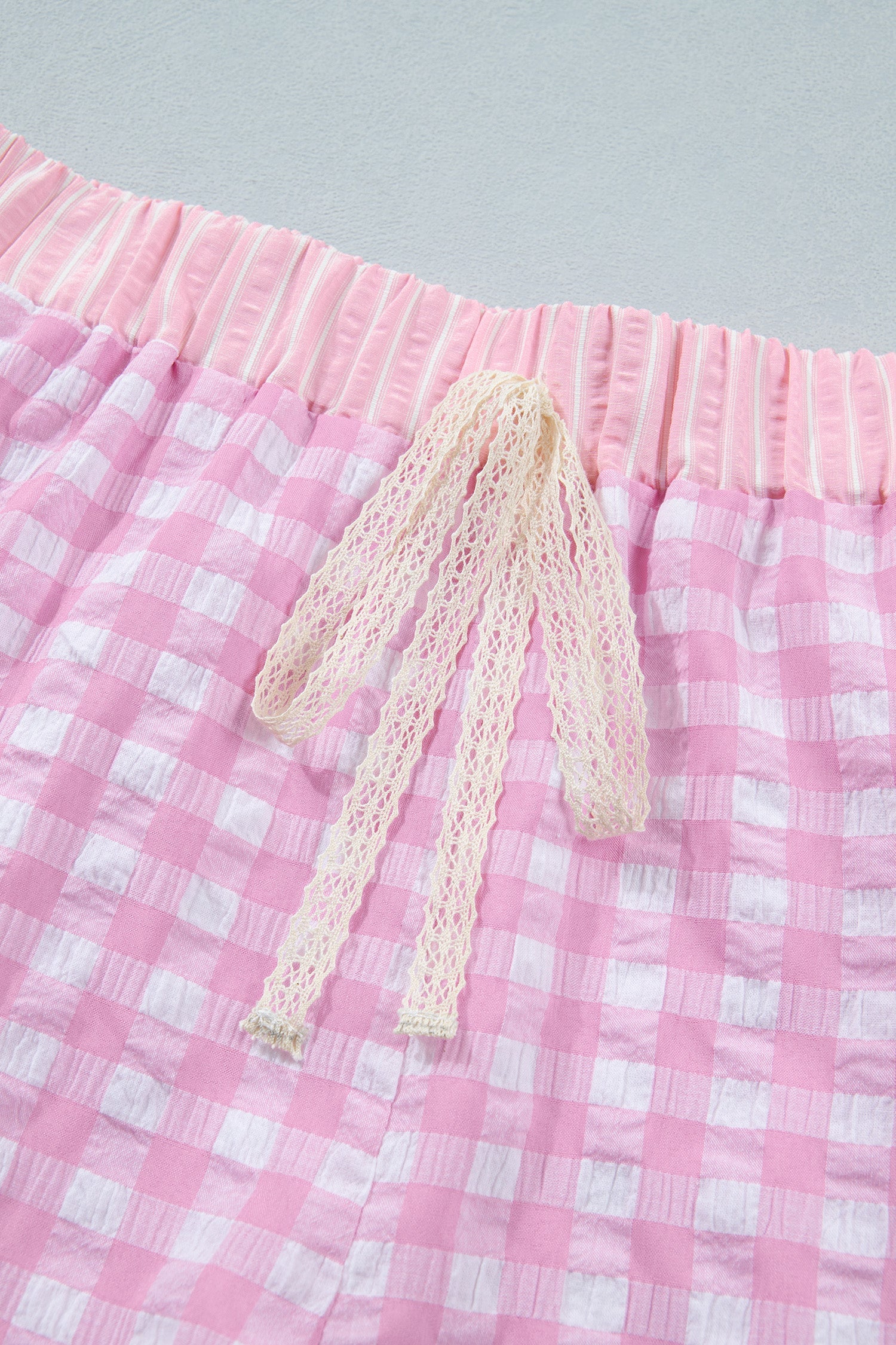 Arleth Detail Lace Tie Shorts