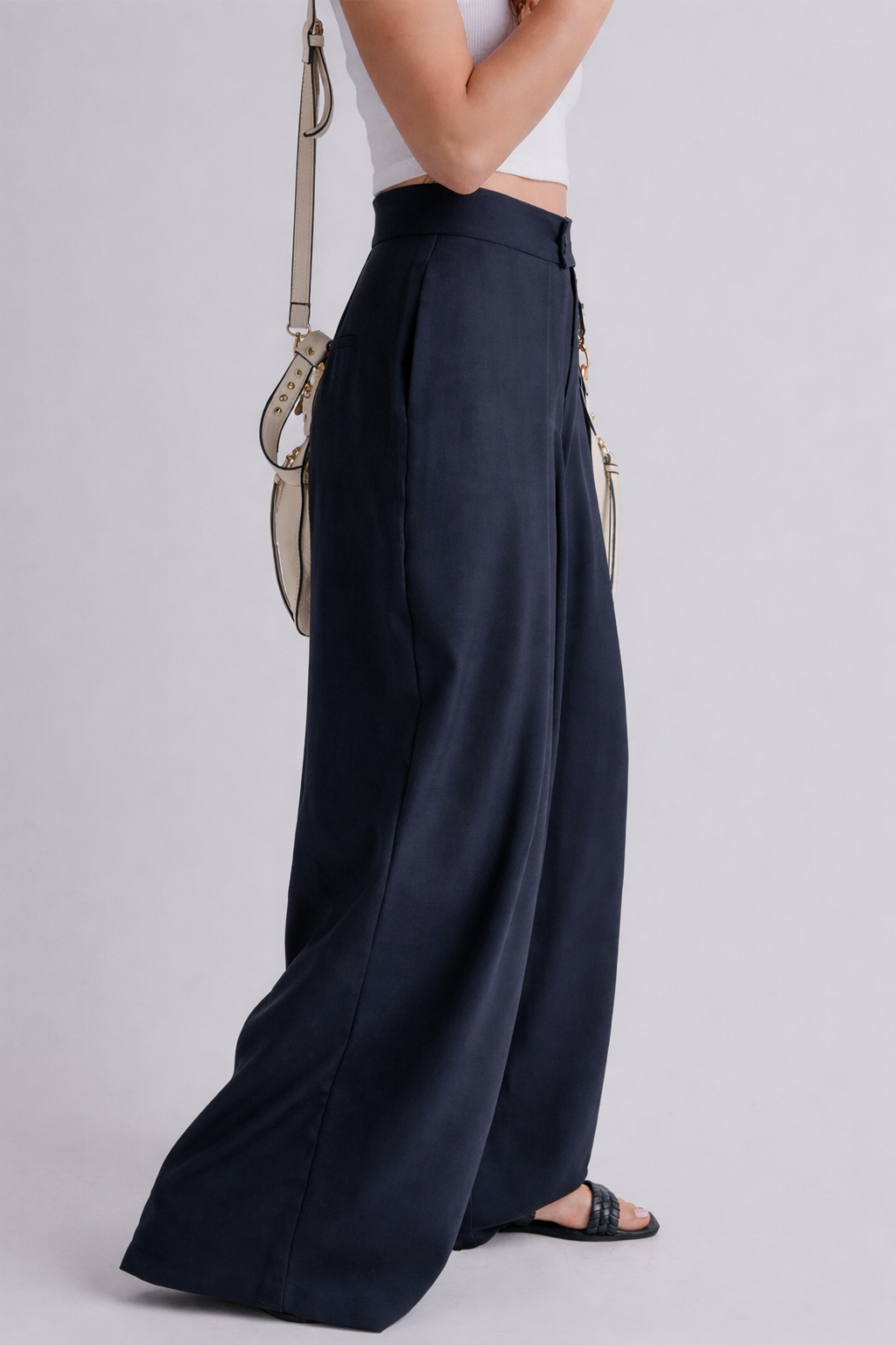 Salma Pleated Wide Leg Pants