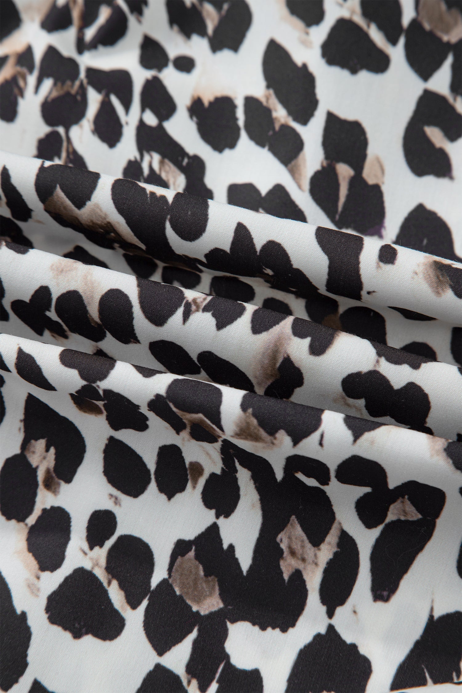 Kayleigh Print Contrast Trim Long Sleeve PLUS Top