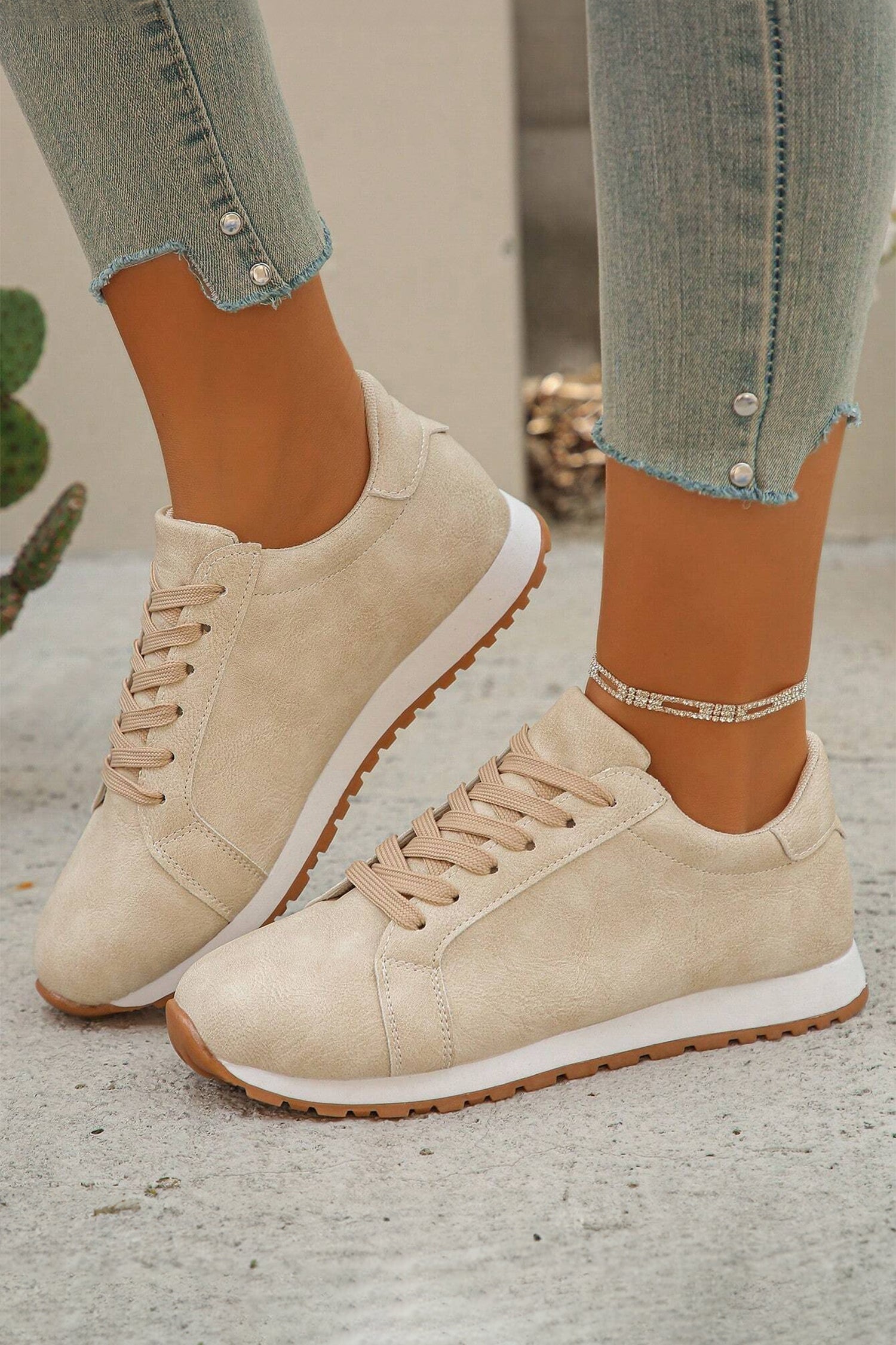 Wren Suede Lace Up Sneakers