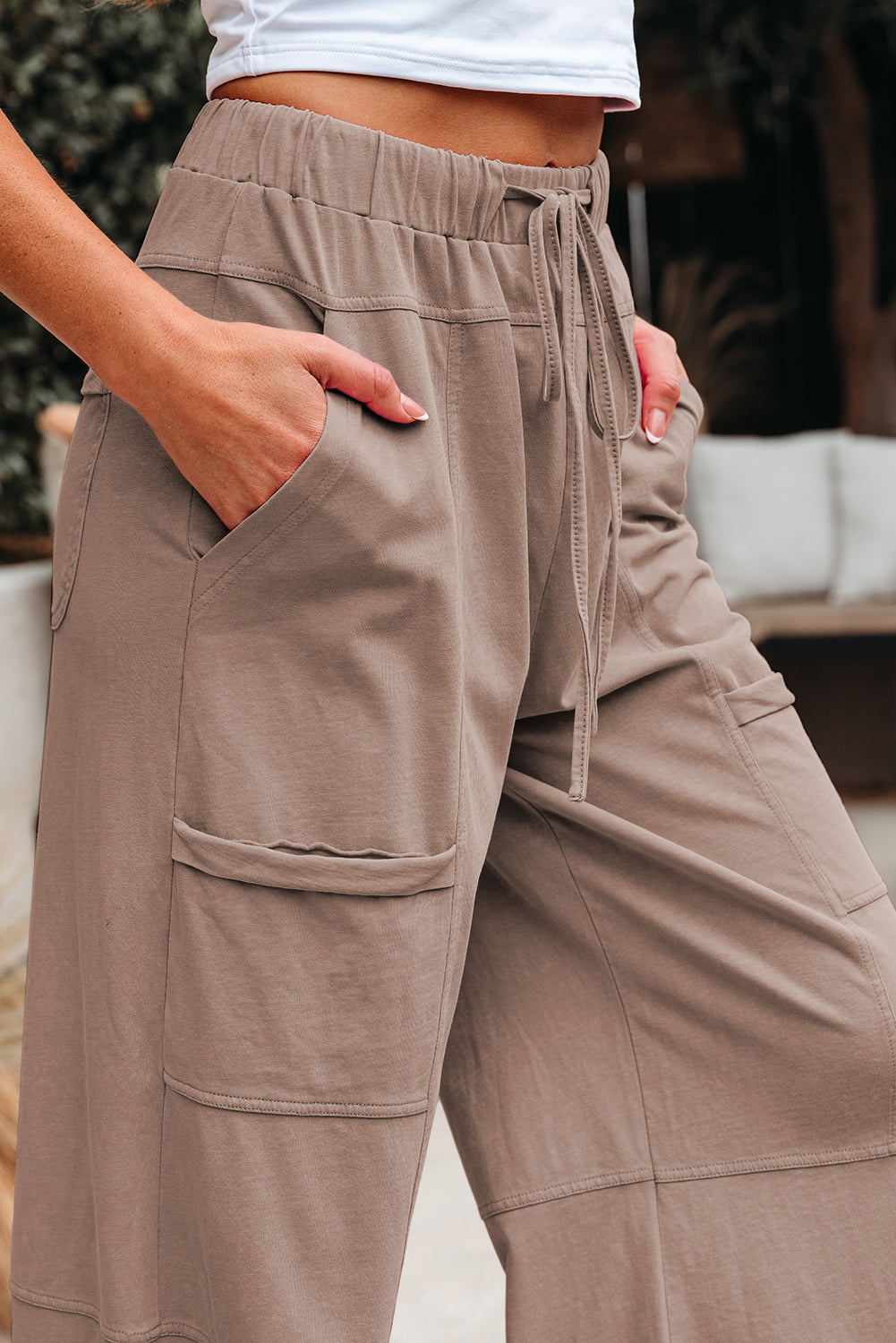 Monica Wide Leg Cargo Pants