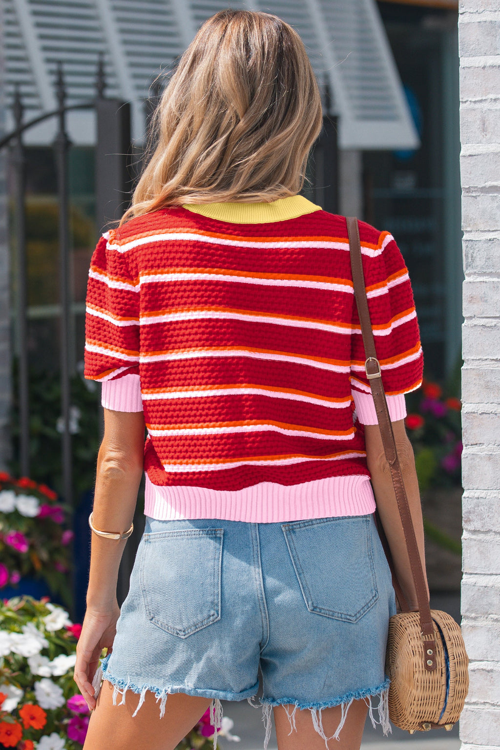 Lennox Trim Half Sleeve Sweater