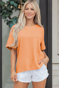 Xyla Short Sleeve Knit Top