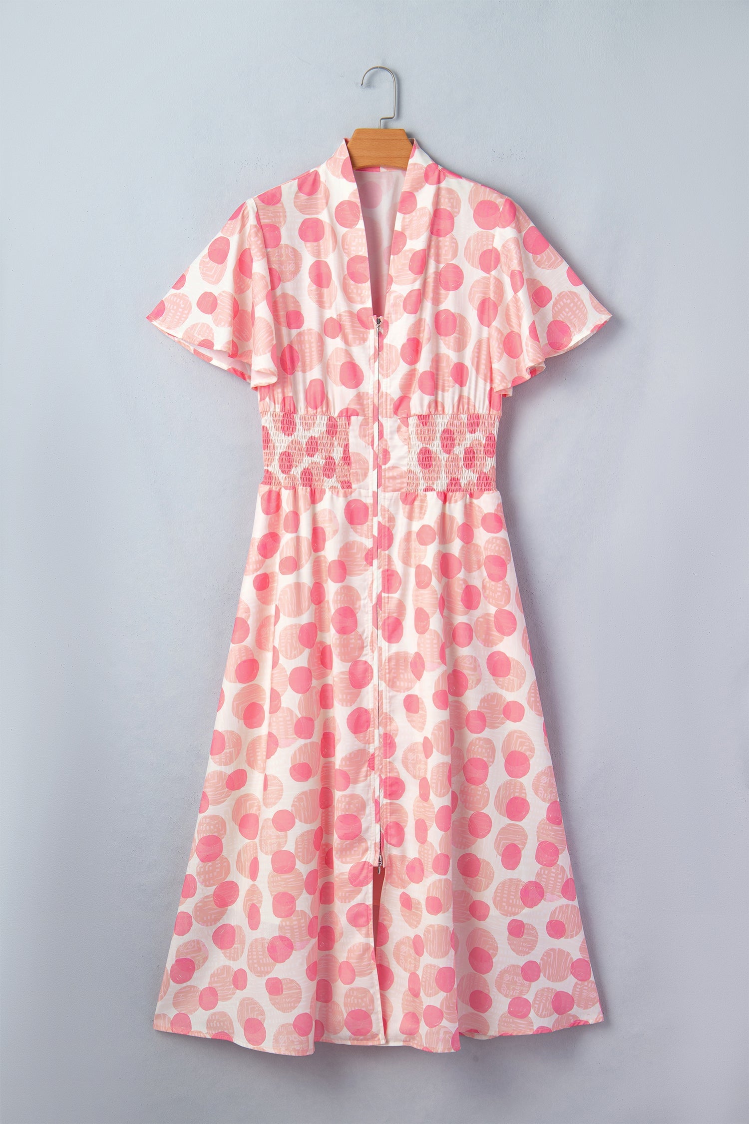 Talia Zip Up Long Dress