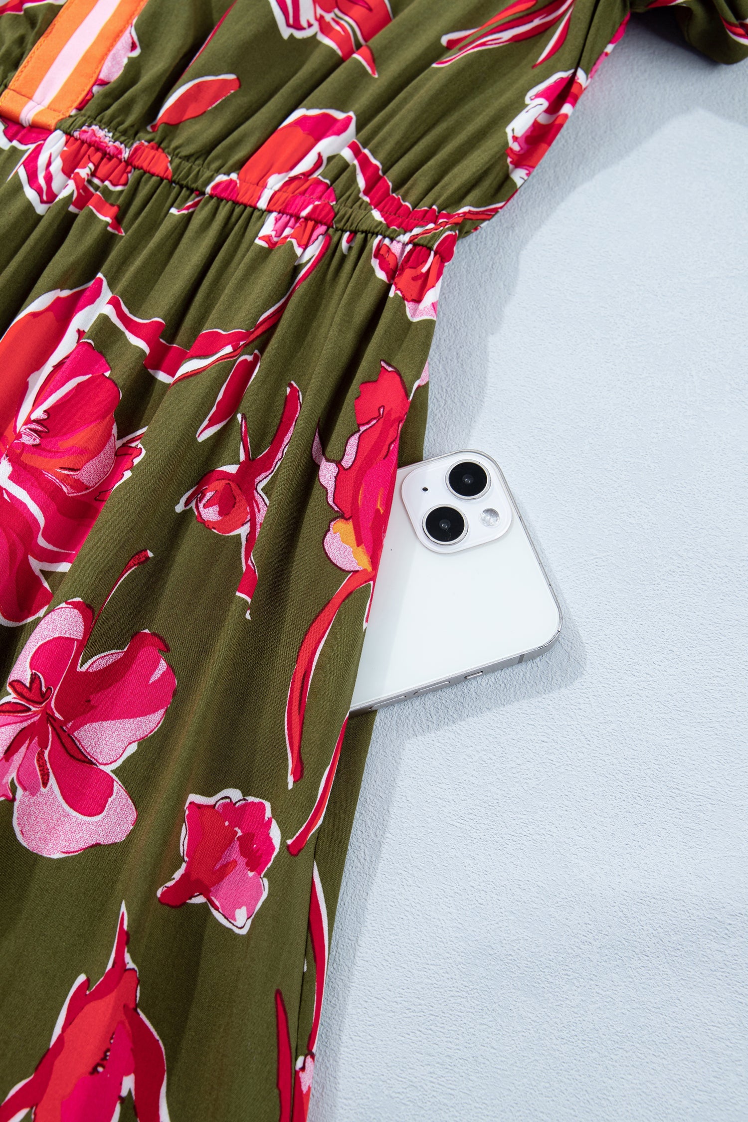 Renata Ruffle Hem Maxi Dress