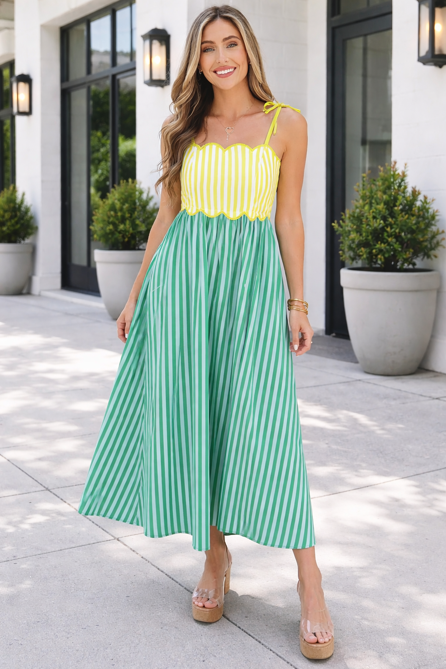 Raelyn Knot Strap Midi Dress