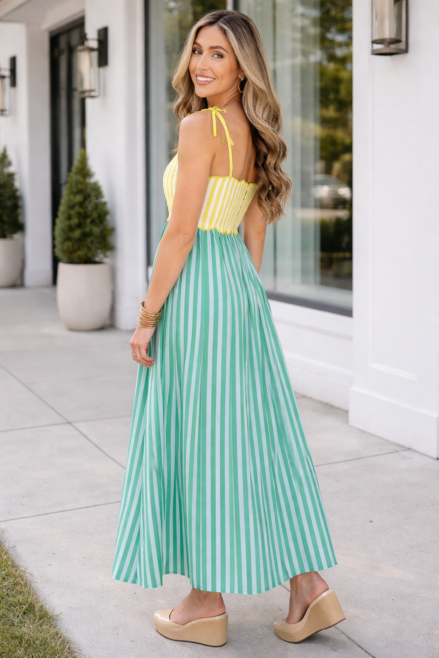 Raelyn Knot Strap Midi Dress