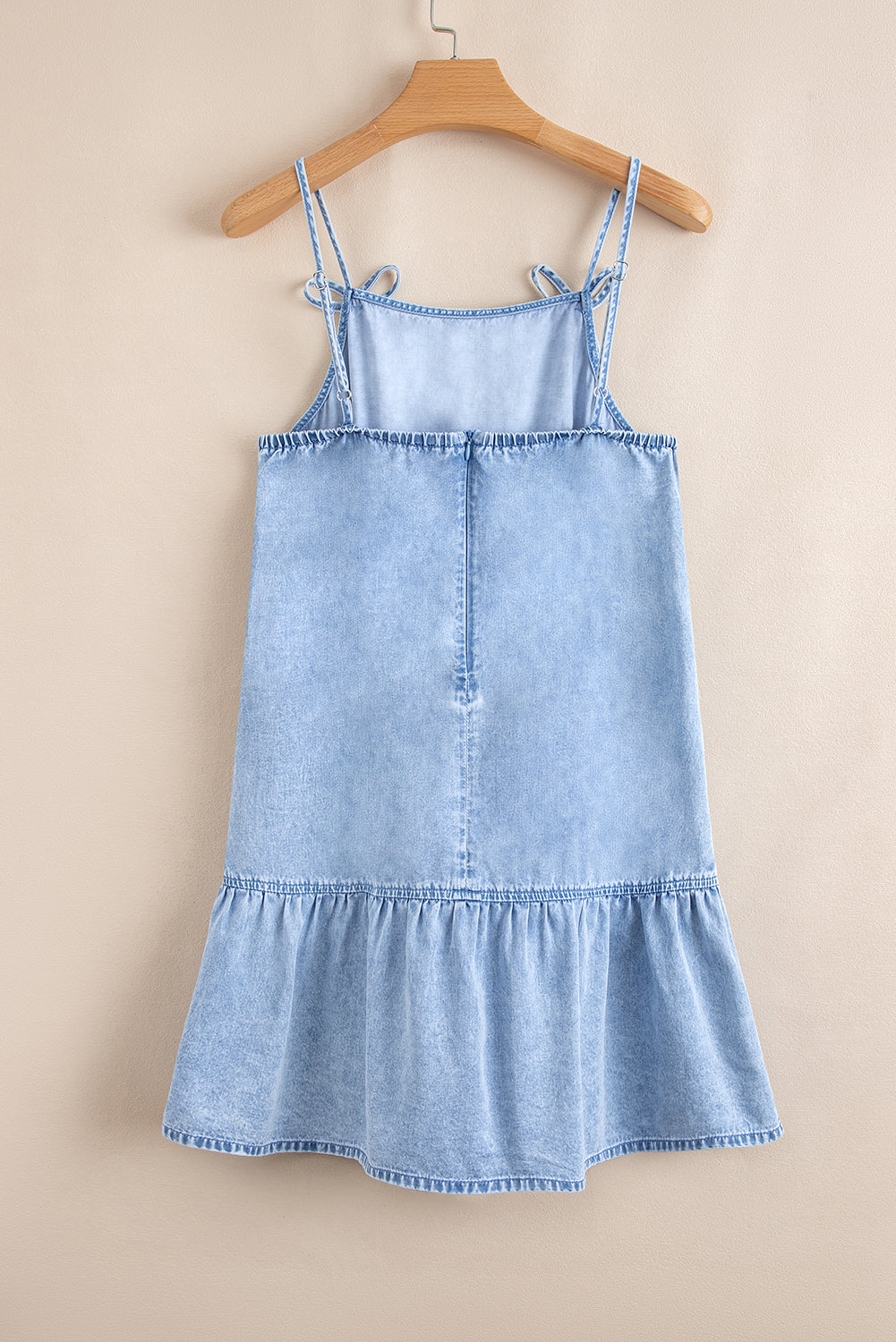 Rosalie Ruffle Hem Short Dress