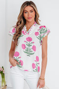 Mariah Detail Short Sleeve Blouse