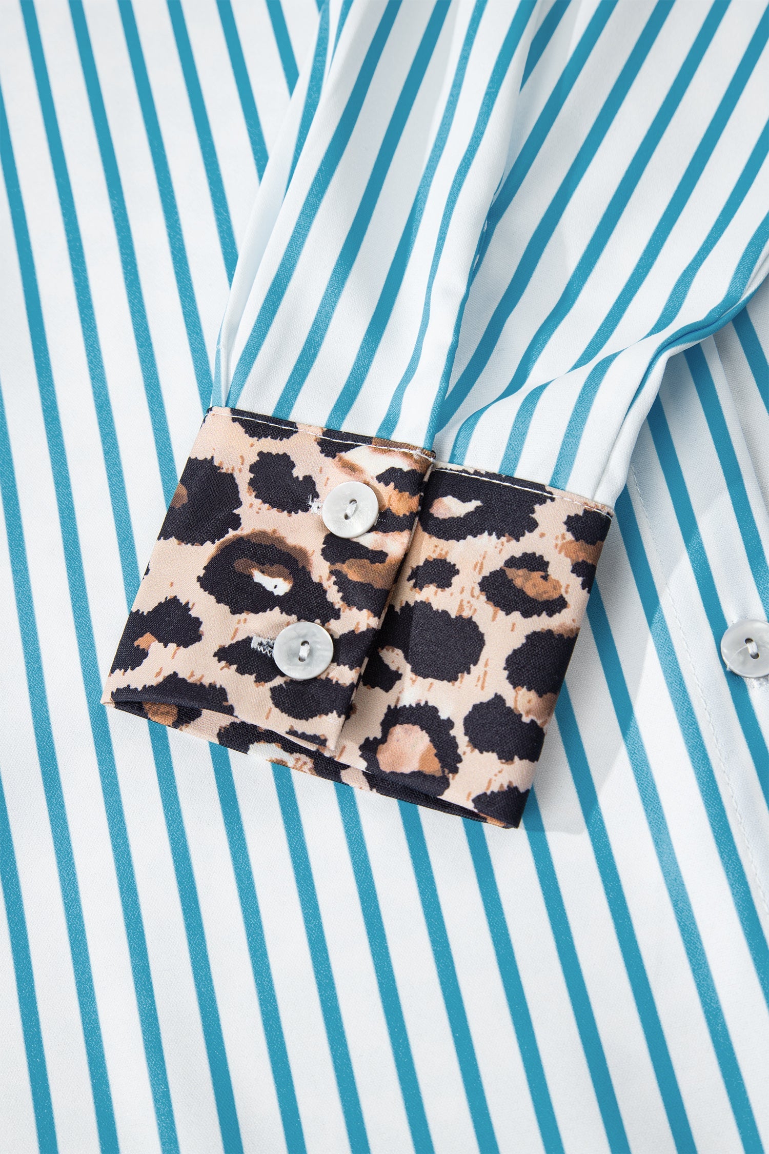 Savannah Contrast Patchwork Long Shirt