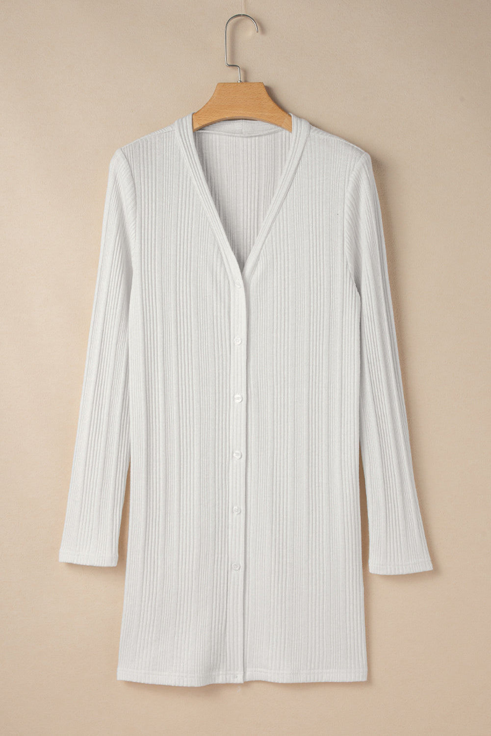 Gianna Ribbed Up Tunic Cardigan