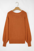 Abigail Trim Drop Shoulder Sweater