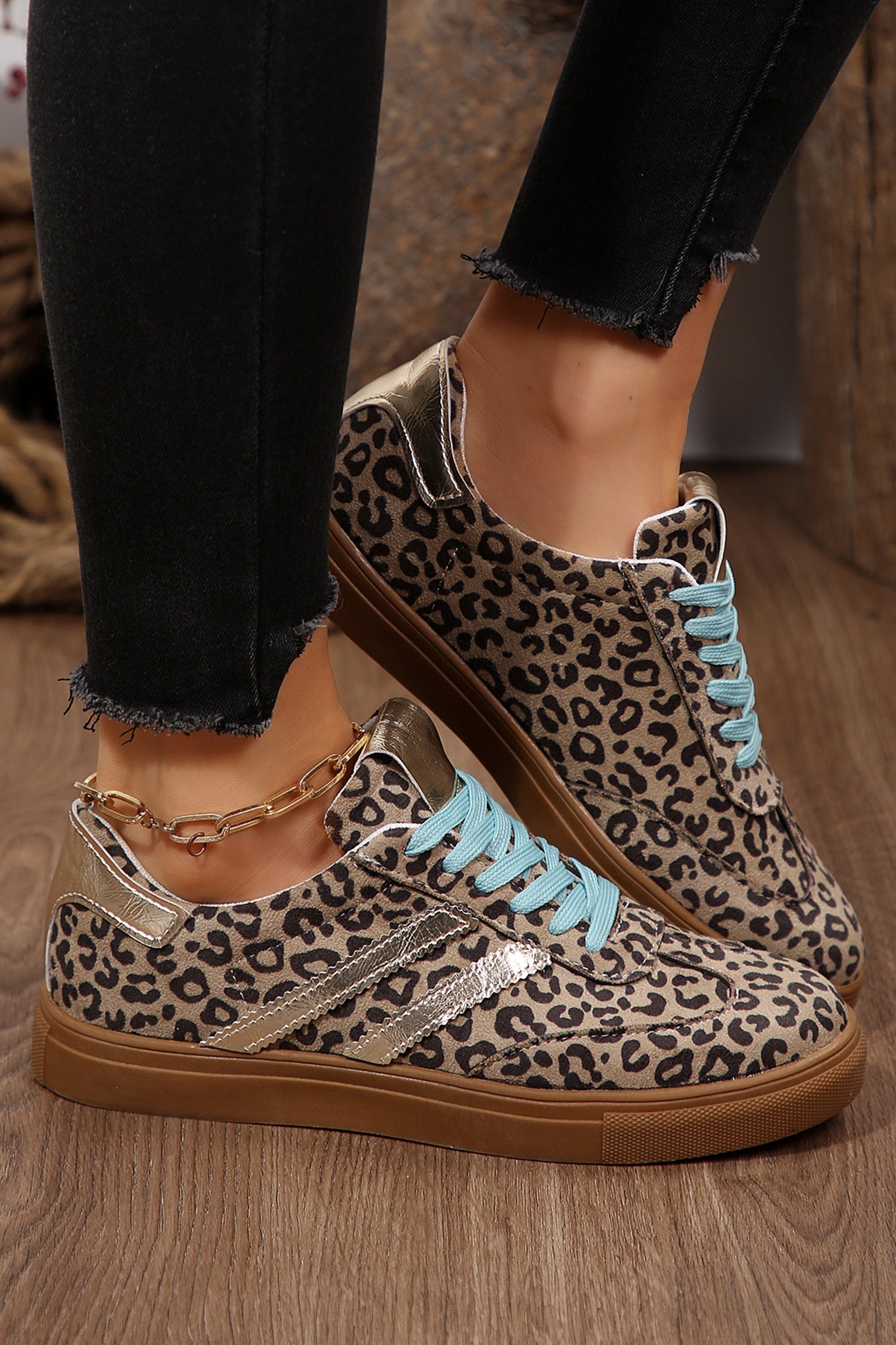 Harmony Detail Lace Up Sneakers