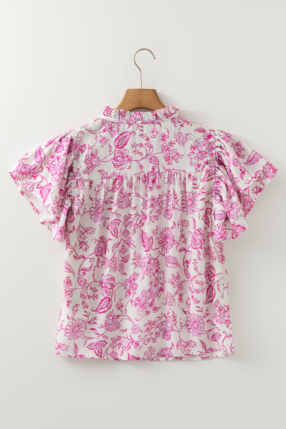 Hunter Ruffle Sleeve Blouse Top