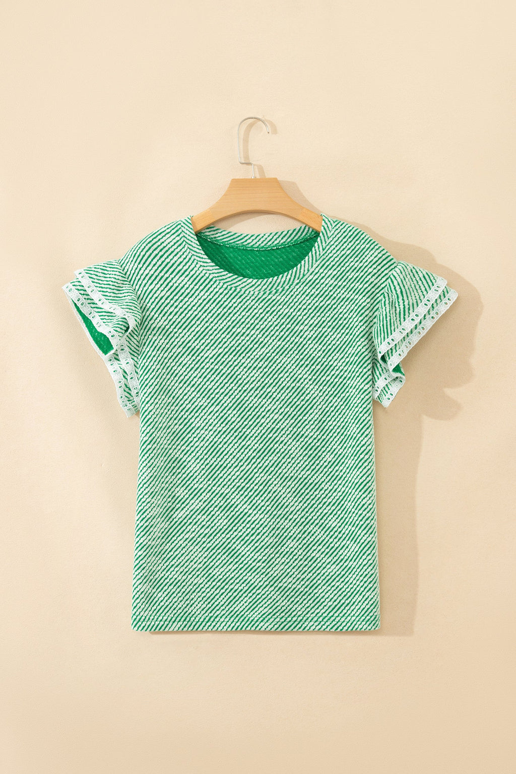 Elisabeth Ruffled Short Sleeve Blouse
