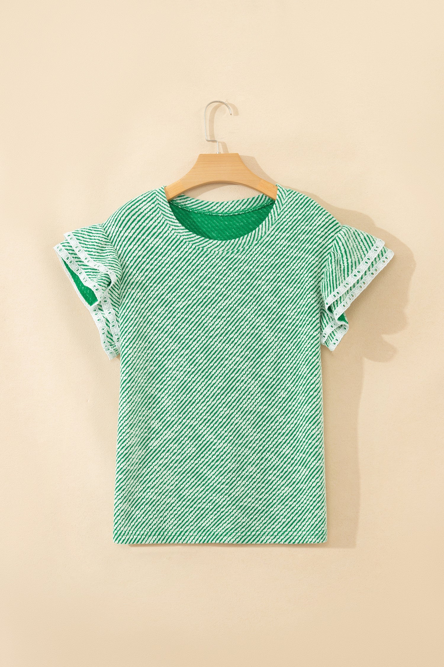Elisabeth Ruffled Short Sleeve Blouse