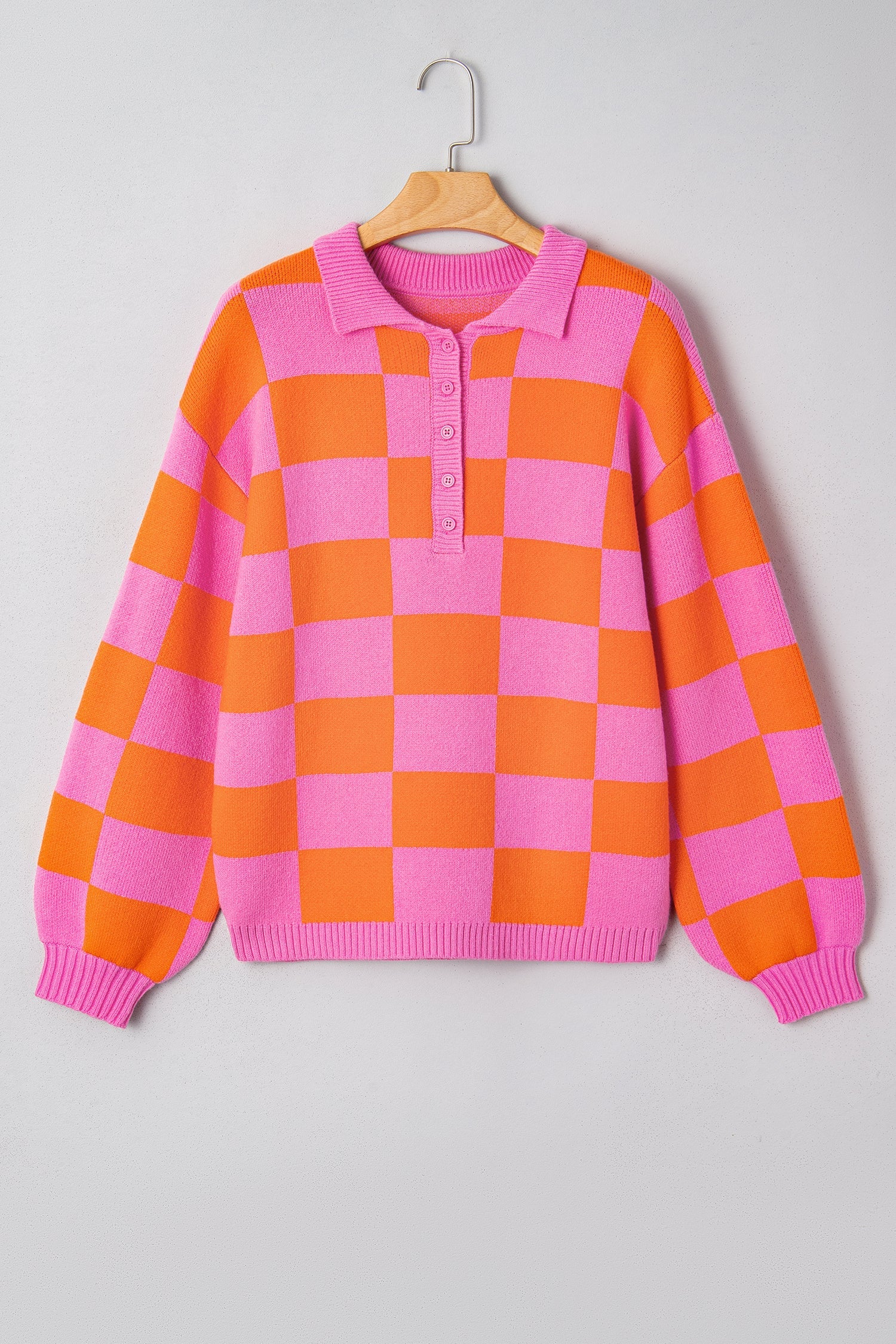 Meredith Polo Collar Baggy Sweater