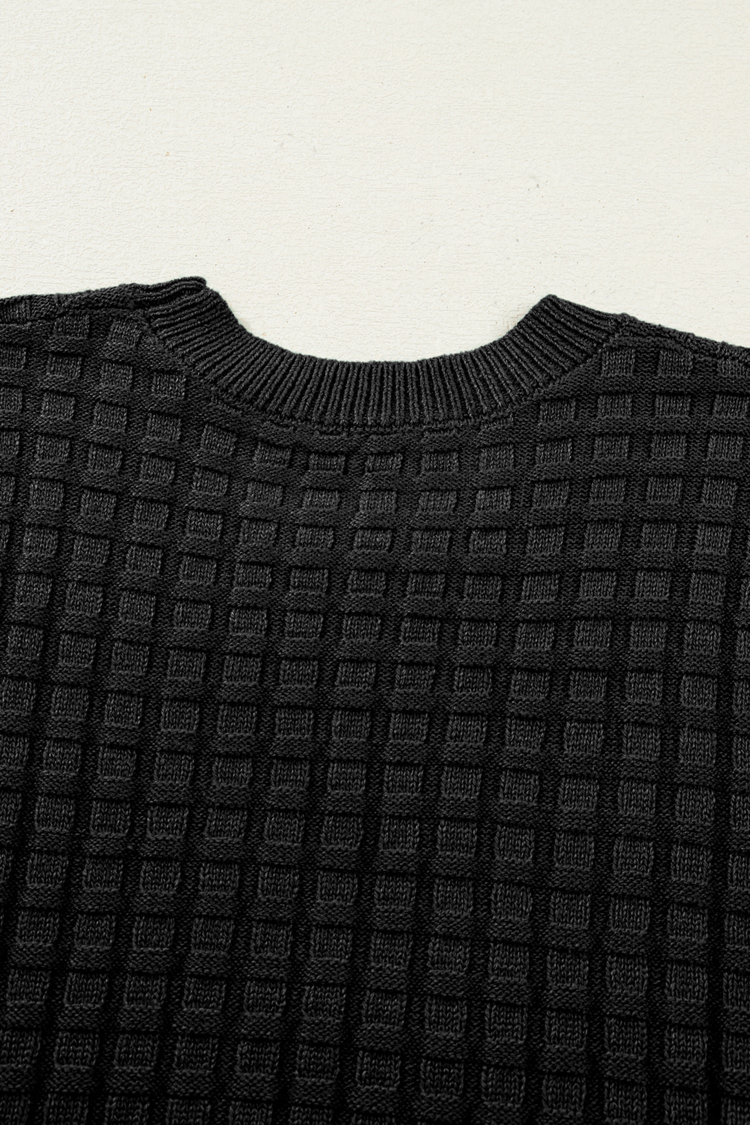 Marina Textured Short Sleeve Sweater
