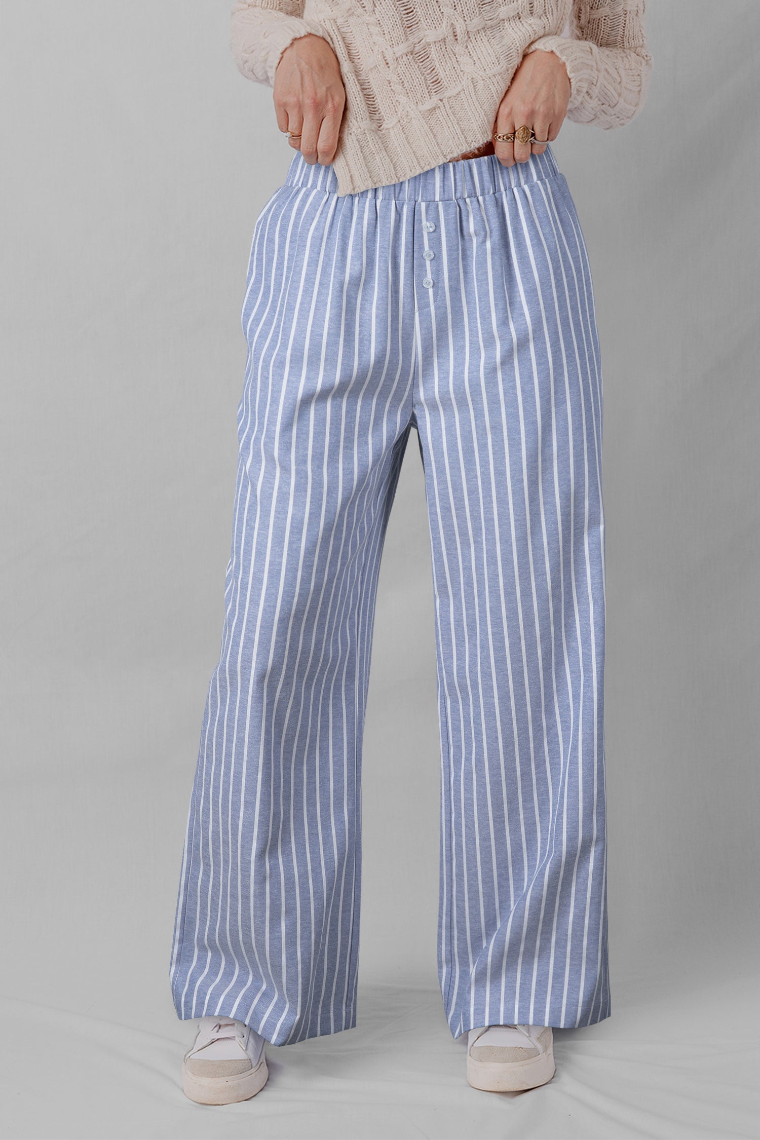 Lara Detail Loose Casual Pants