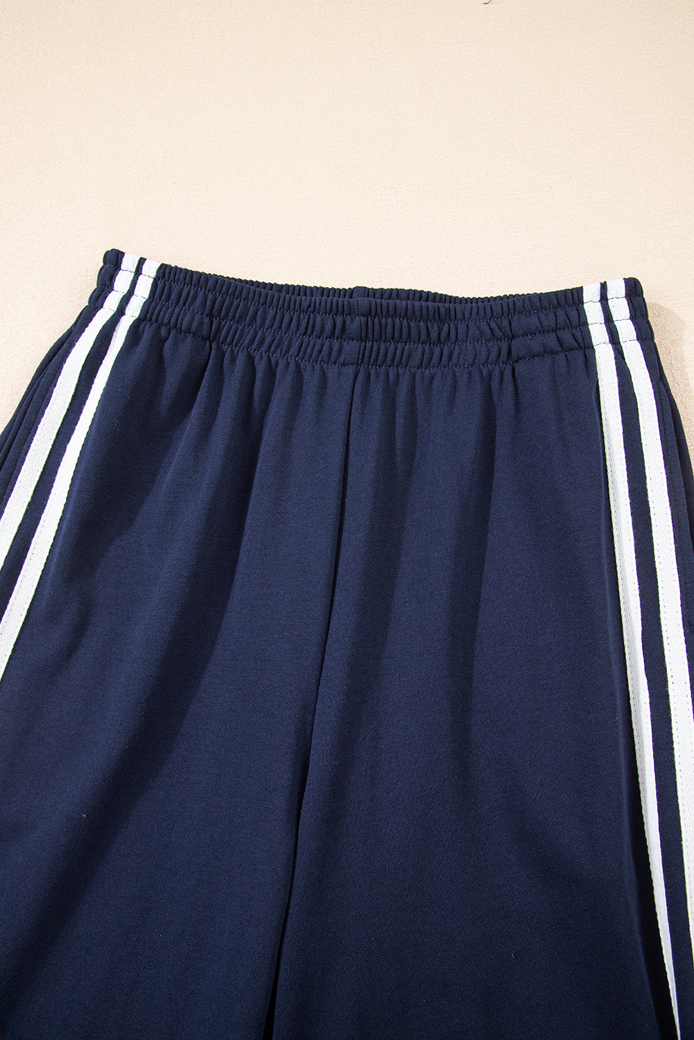 Hana Striped Detail Crewneck Pullover