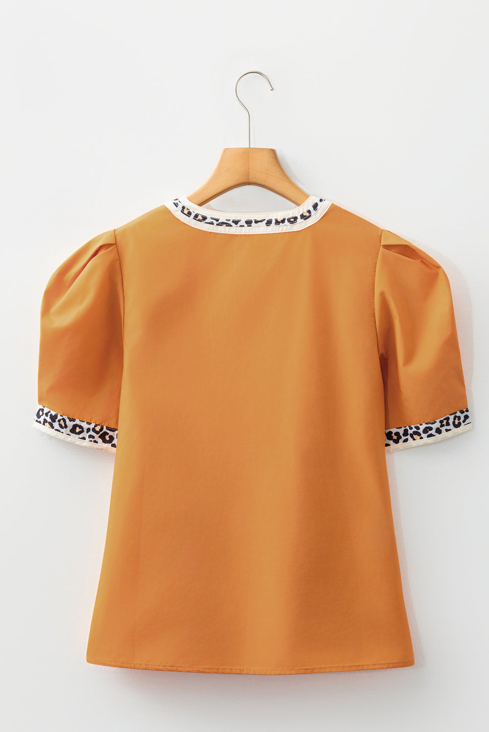 Gia Trim Puff Sleeve Blouse