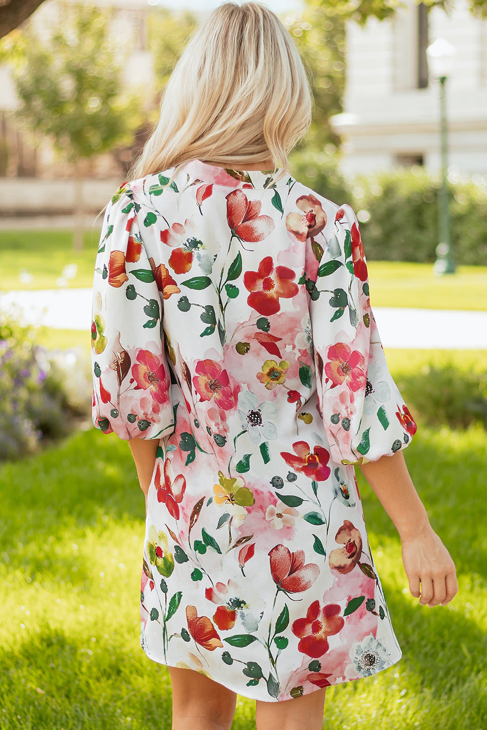 Aliya Half Sleeve Shift Dress