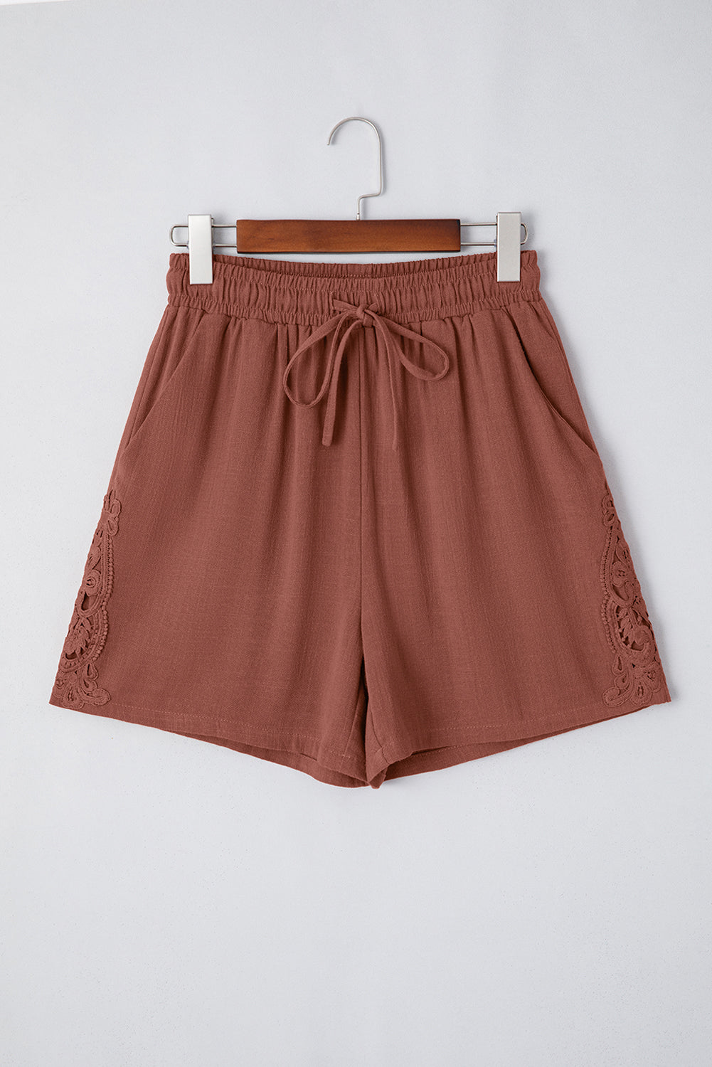 Kaia Waist Loose Linen Shorts
