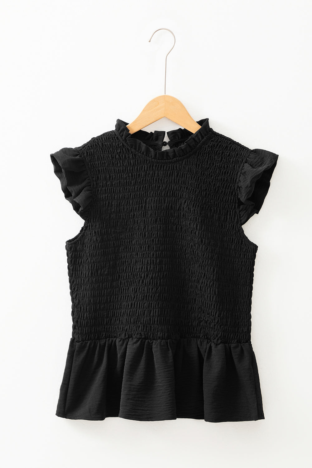 Galilea Shirred Peplum Top