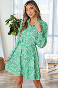 Aleia Tied Waist Mini Dress