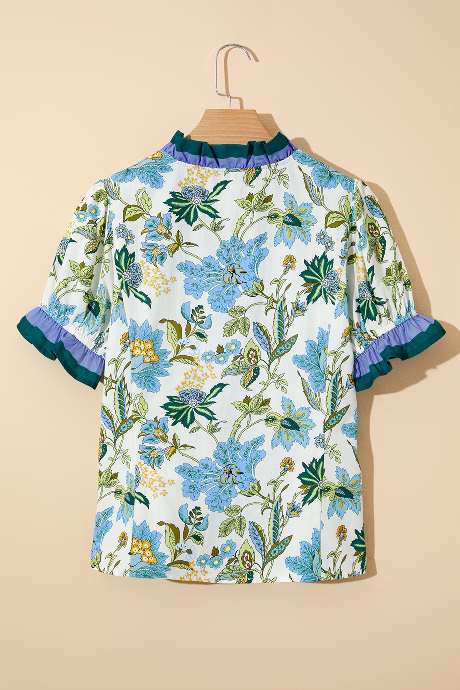 Mila Trim Short Sleeve Blouse