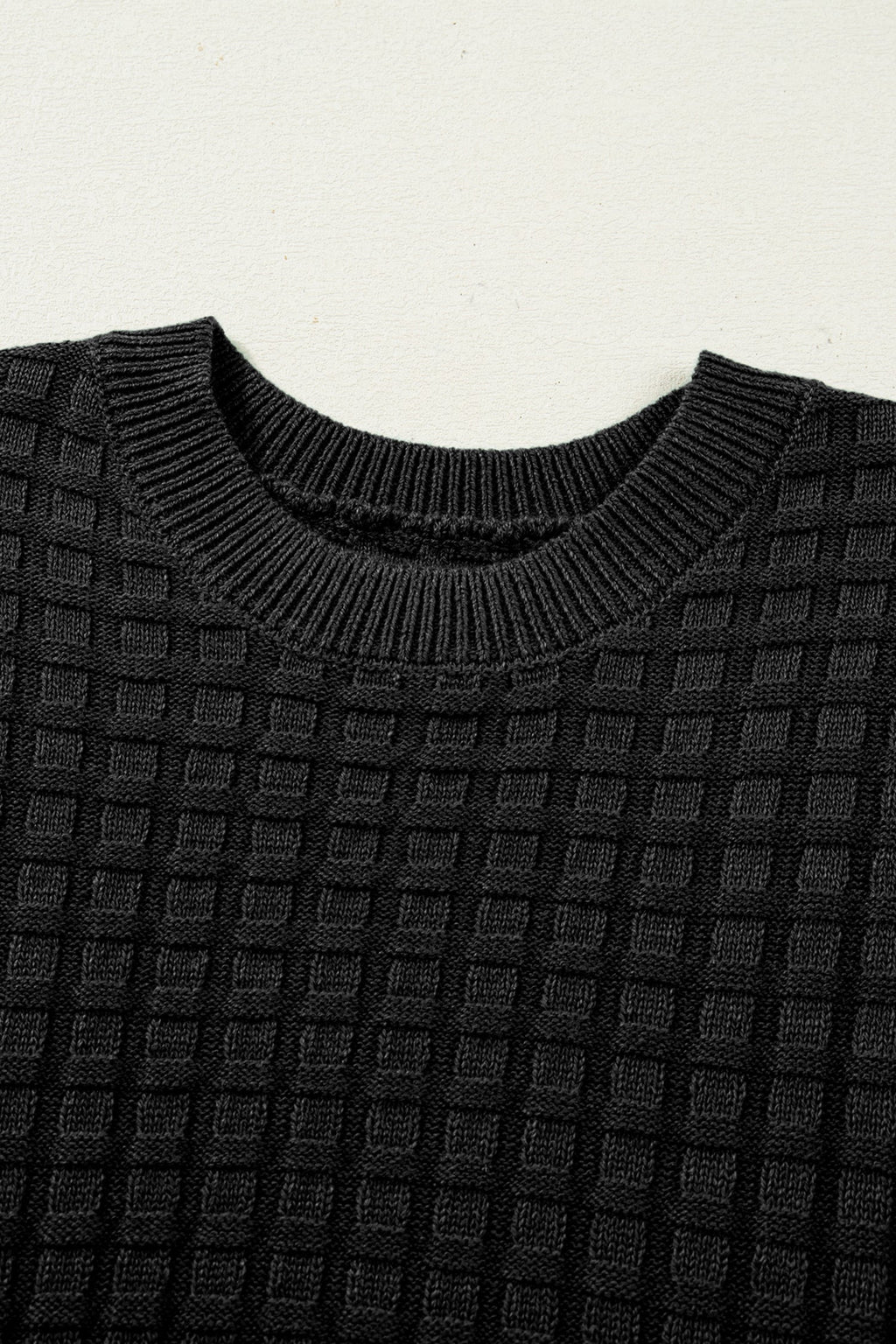 Marina Textured Short Sleeve Sweater