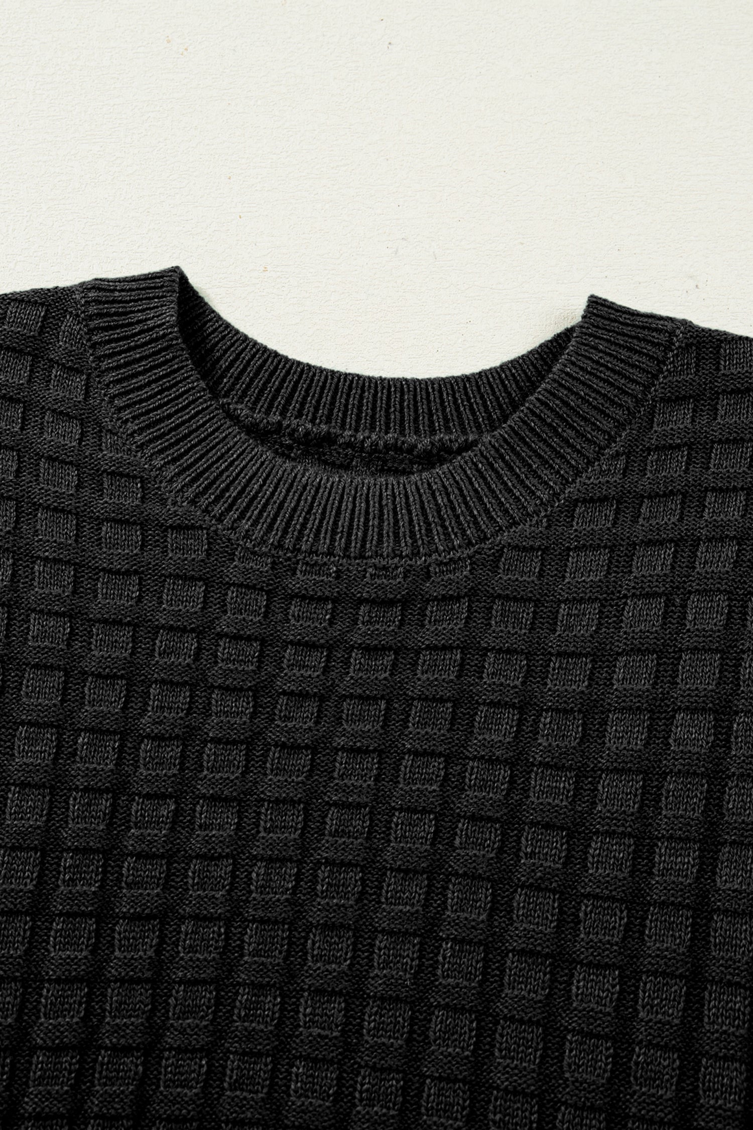 Marina Textured Short Sleeve Sweater