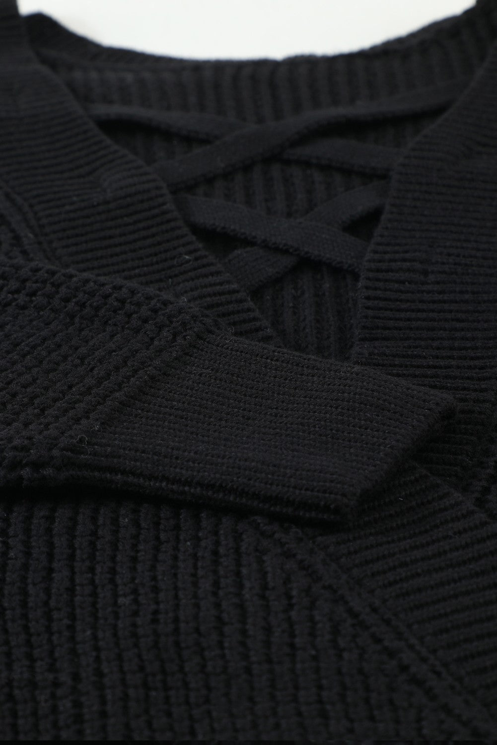 Amelia Back Hollow Out Sweater