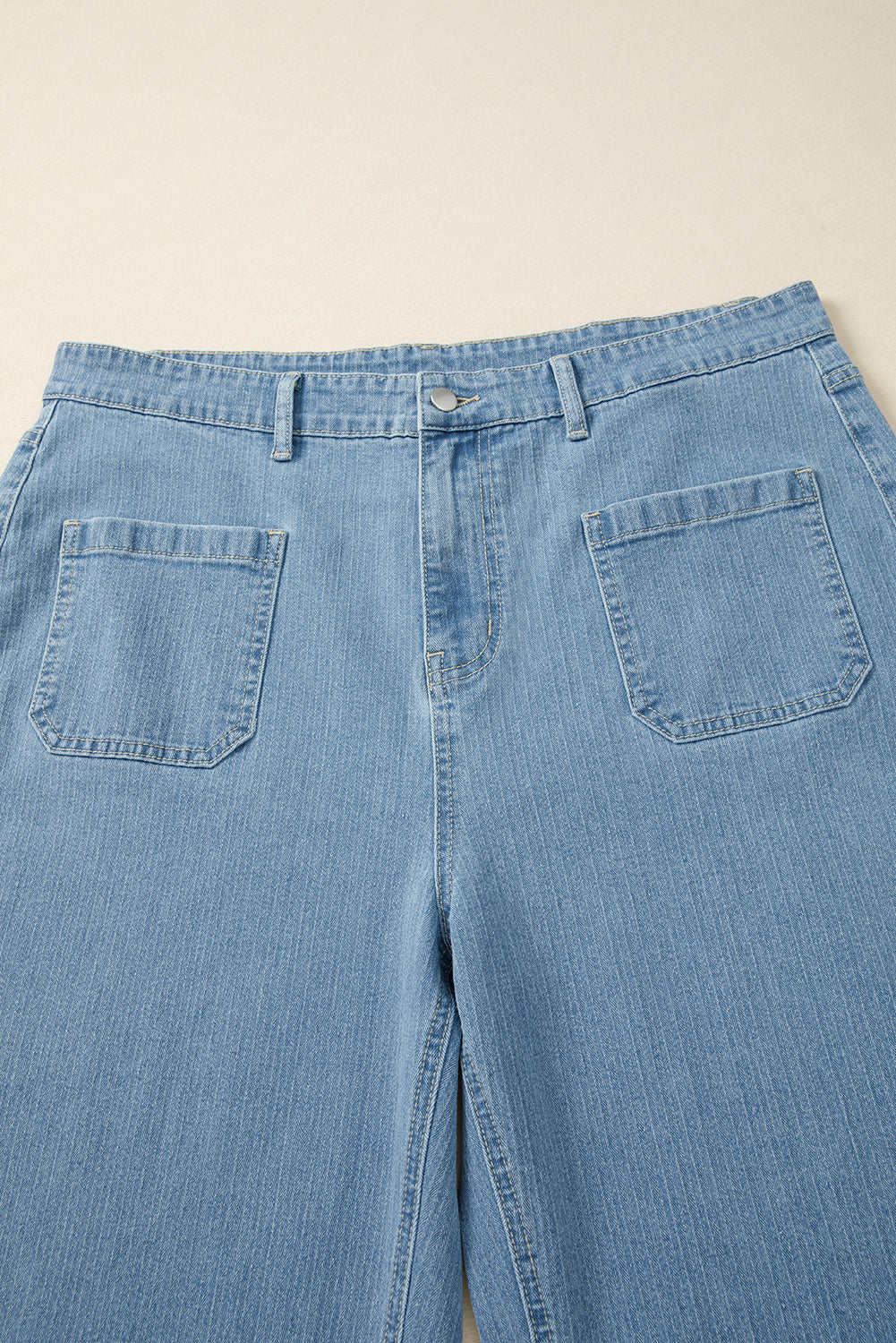 Adelyn Textured Wide Leg PLUS Jeans