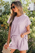 Kaiya Dot Print Short Set