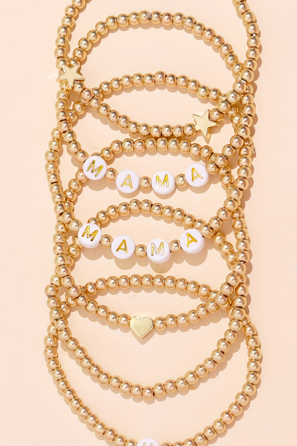 Milana Plated Beaded Bracelet Set